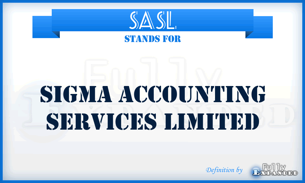 SASL - Sigma Accounting Services Limited