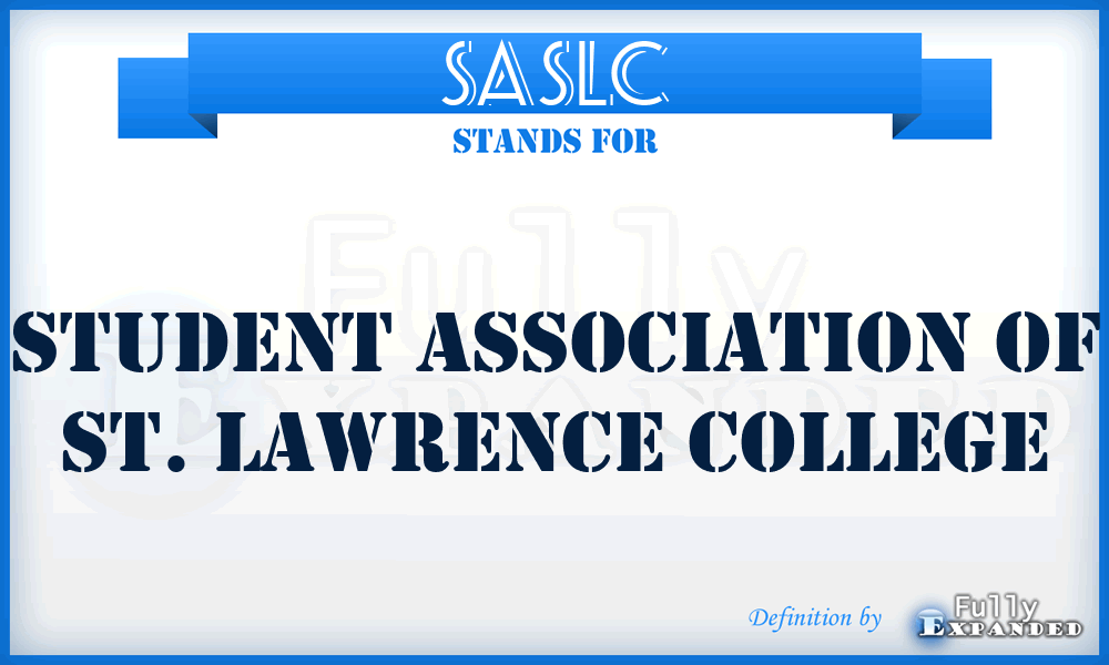 SASLC - Student Association of St. Lawrence College