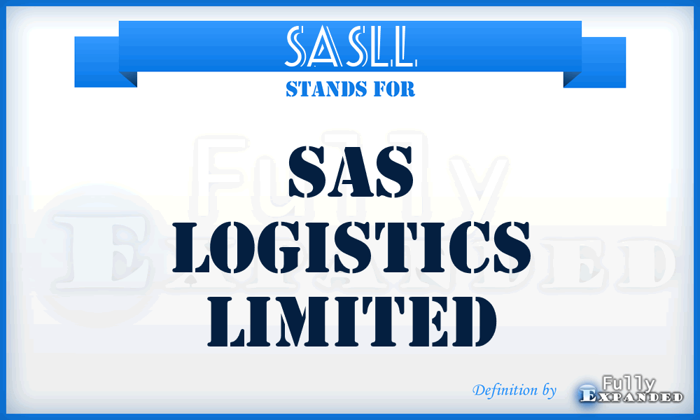 SASLL - SAS Logistics Limited