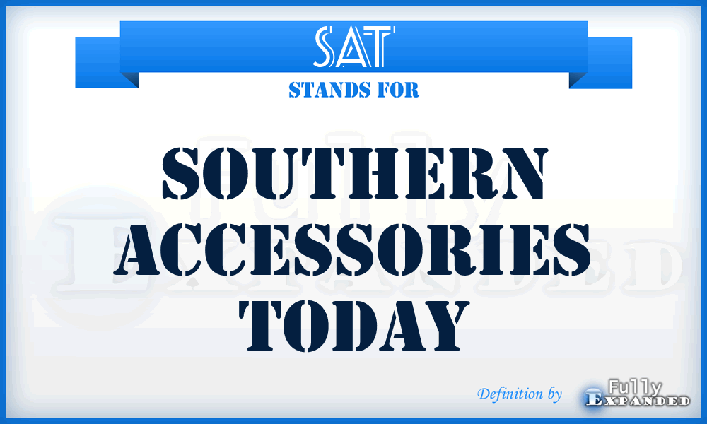 SAT - Southern Accessories Today