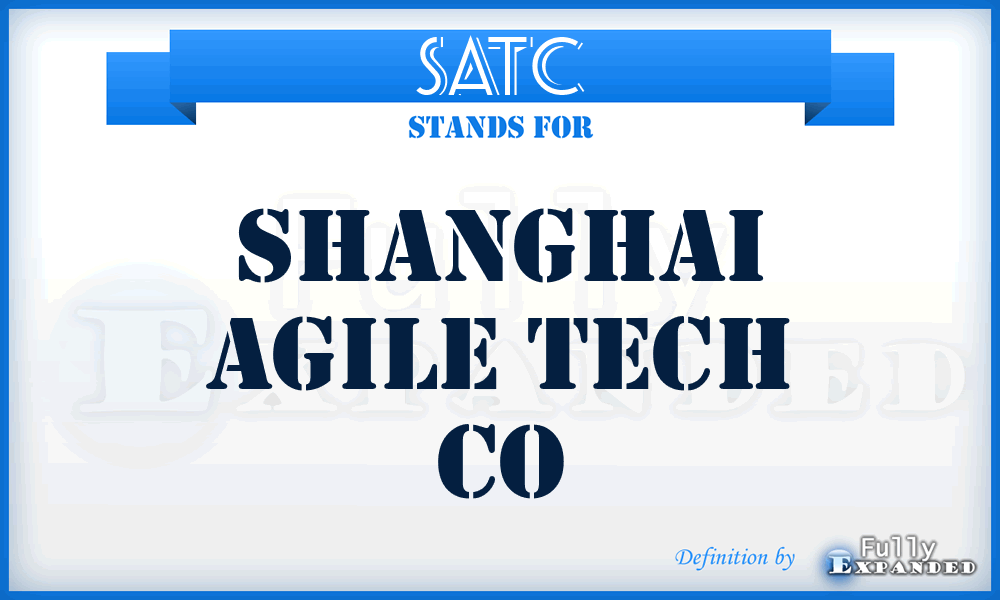 SATC - Shanghai Agile Tech Co