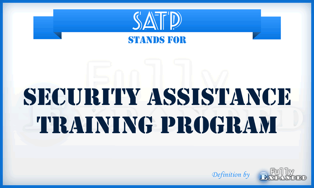 SATP - security assistance training program