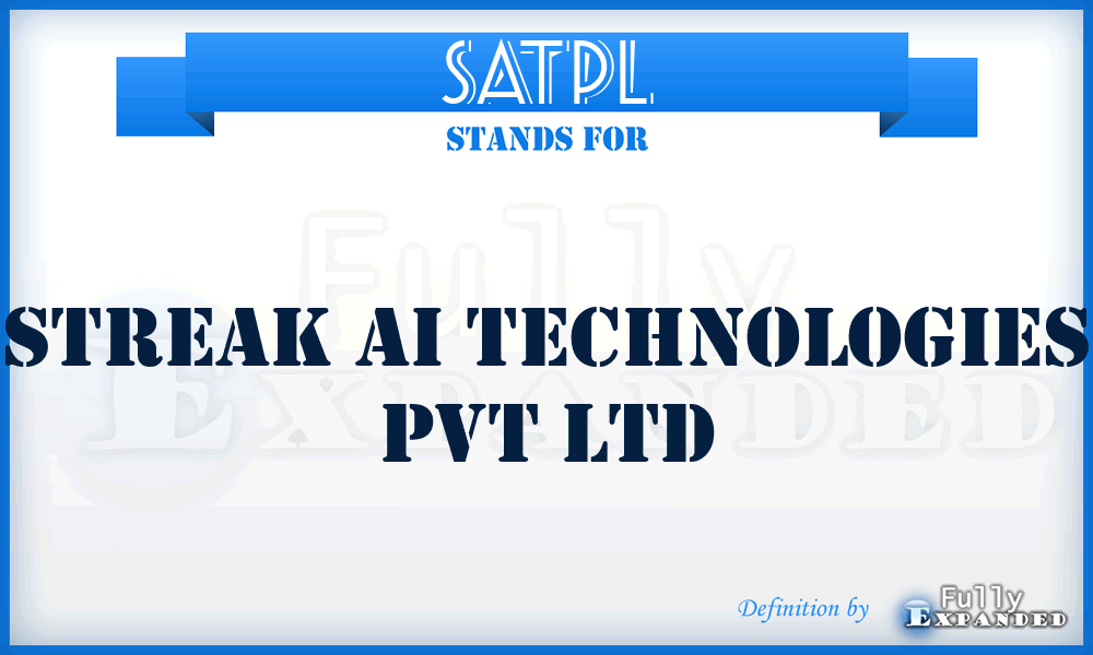 SATPL - Streak Ai Technologies Pvt Ltd