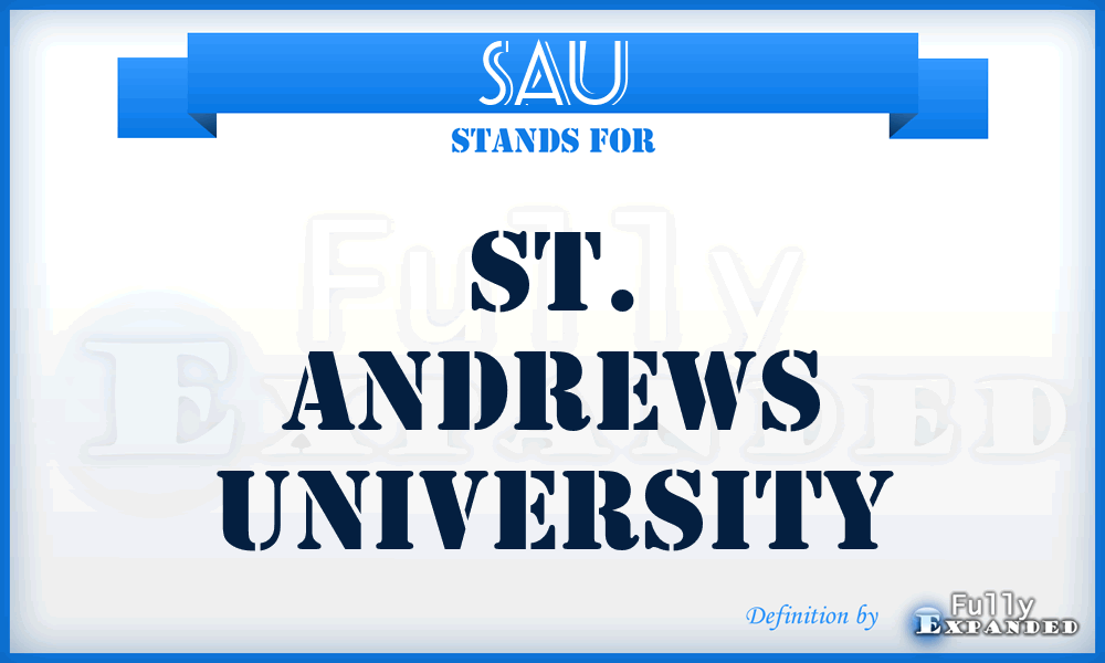 SAU - St. Andrews University