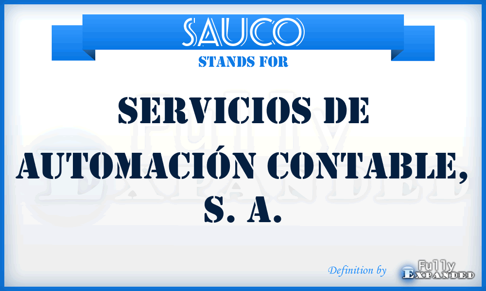 SAUCO - Servicios de Automación Contable, S. A.