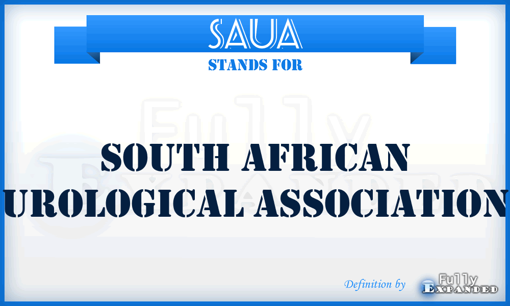 SAUA - South African Urological Association