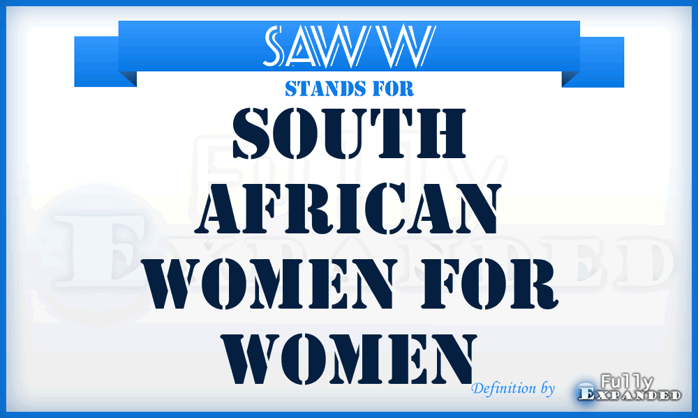 SAWW - South African Women for Women