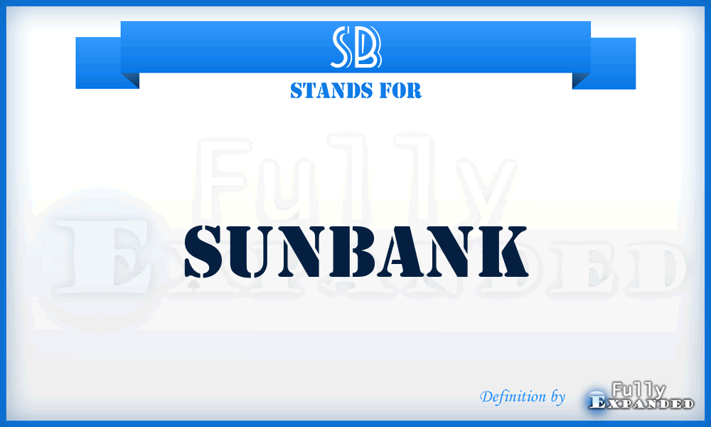 SB - Sunbank