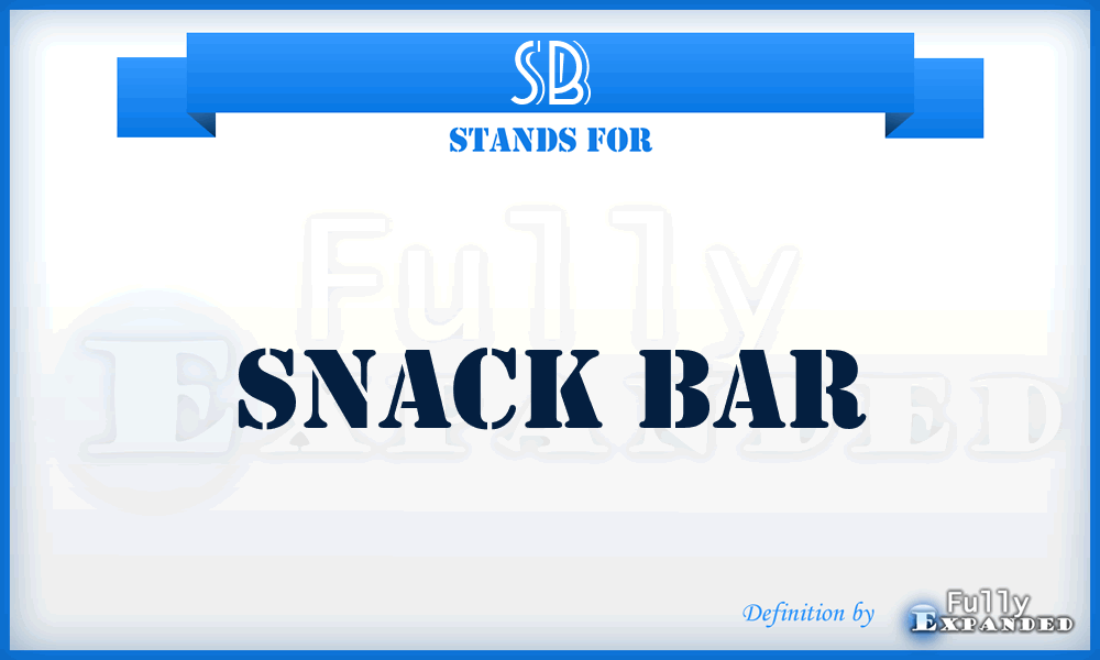 SB - Snack Bar