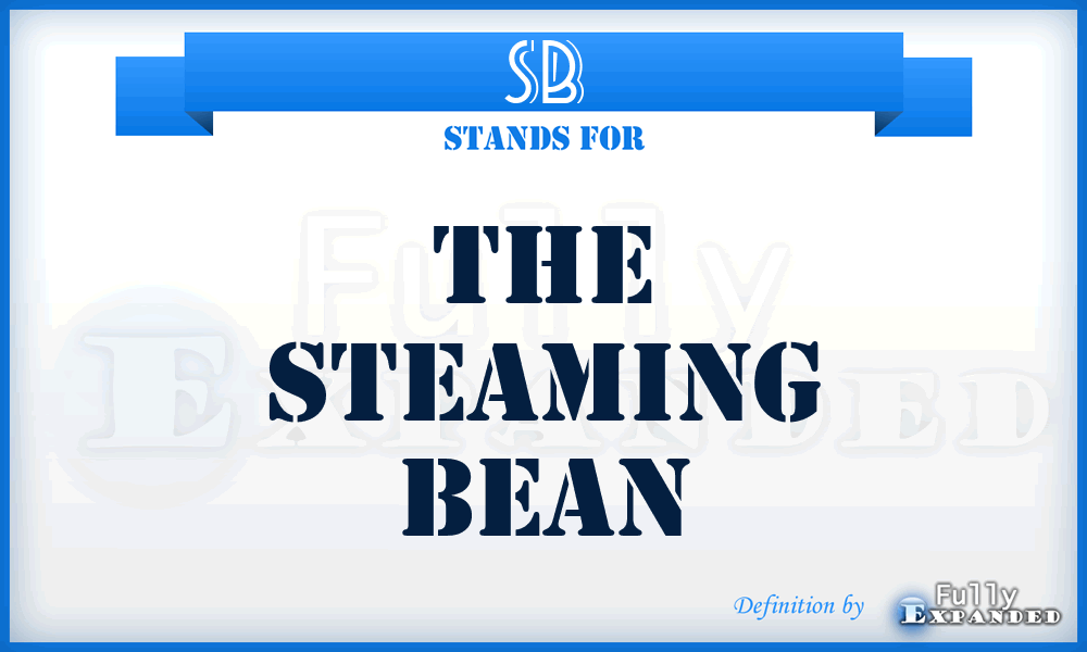 SB - The Steaming Bean