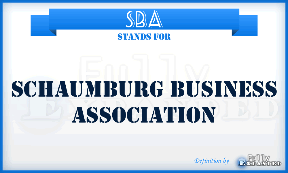 SBA - Schaumburg Business Association