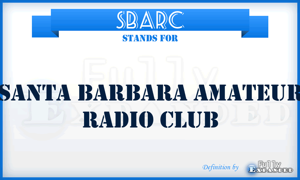 SBARC - Santa Barbara Amateur Radio Club