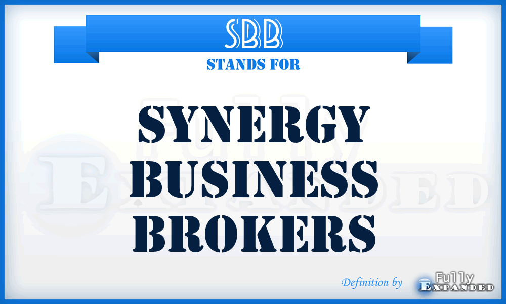SBB - Synergy Business Brokers