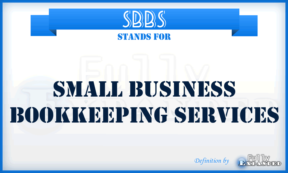 SBBS - Small Business Bookkeeping Services