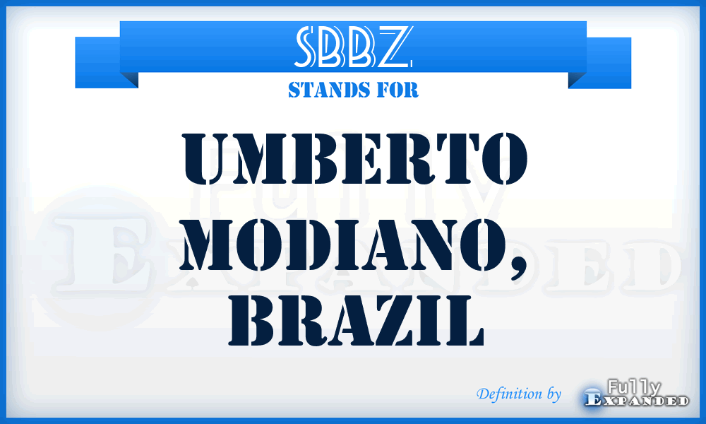 SBBZ - Umberto Modiano, Brazil