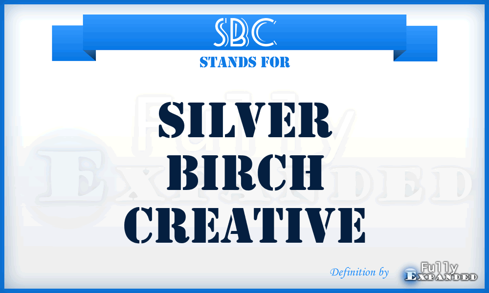 SBC - Silver Birch Creative