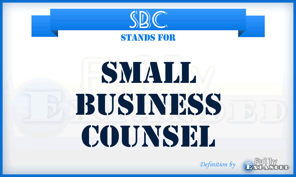 SBC - Small Business Counsel