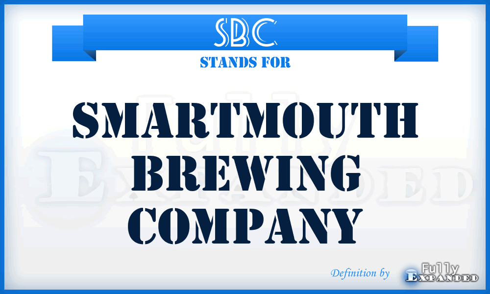SBC - Smartmouth Brewing Company