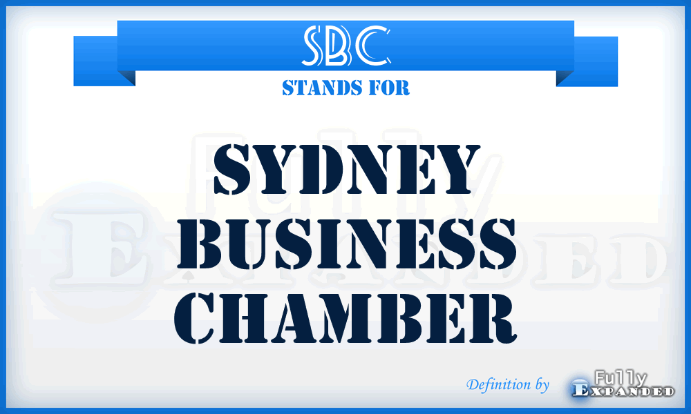 SBC - Sydney Business Chamber