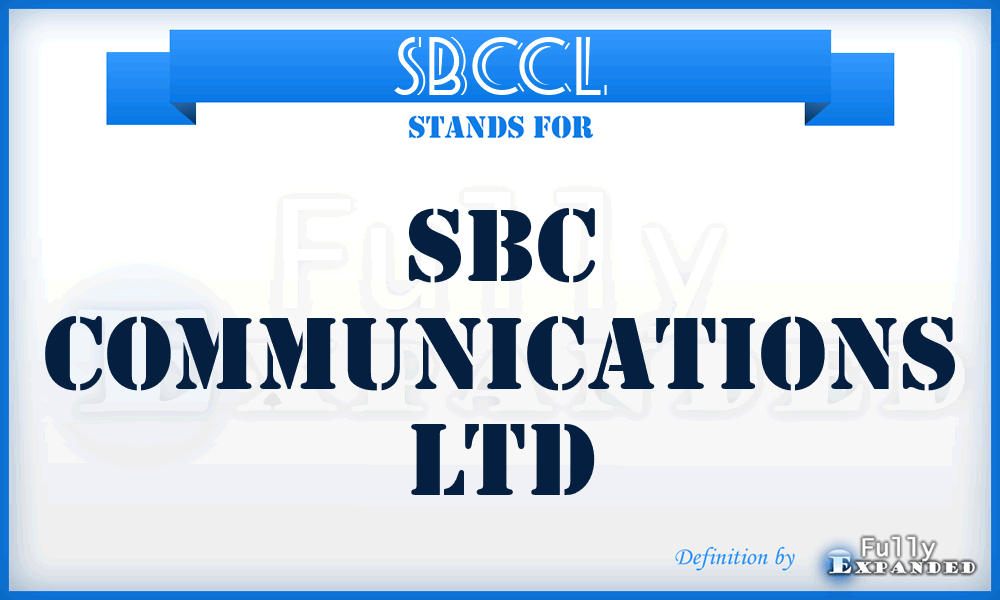 SBCCL - SBC Communications Ltd