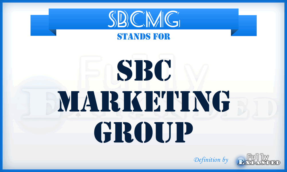 SBCMG - SBC Marketing Group