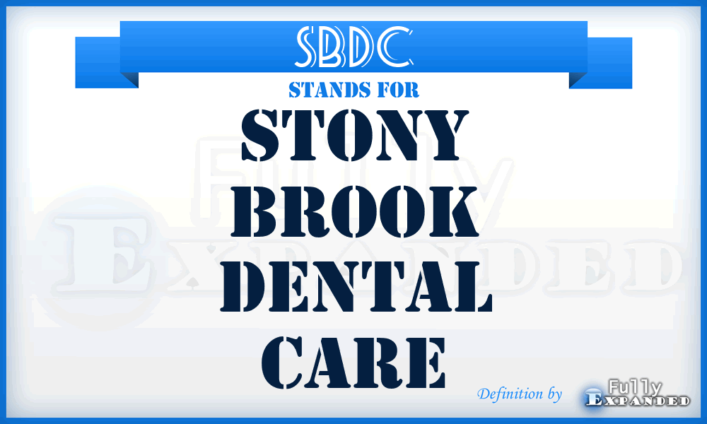 SBDC - Stony Brook Dental Care