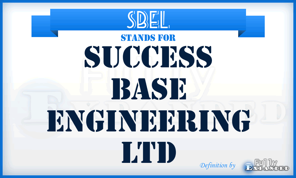 SBEL - Success Base Engineering Ltd