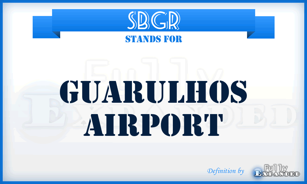 SBGR - Guarulhos airport