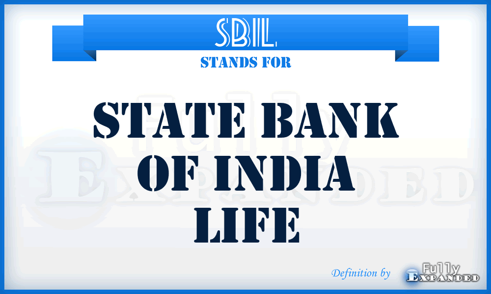 SBIL - State Bank of India Life