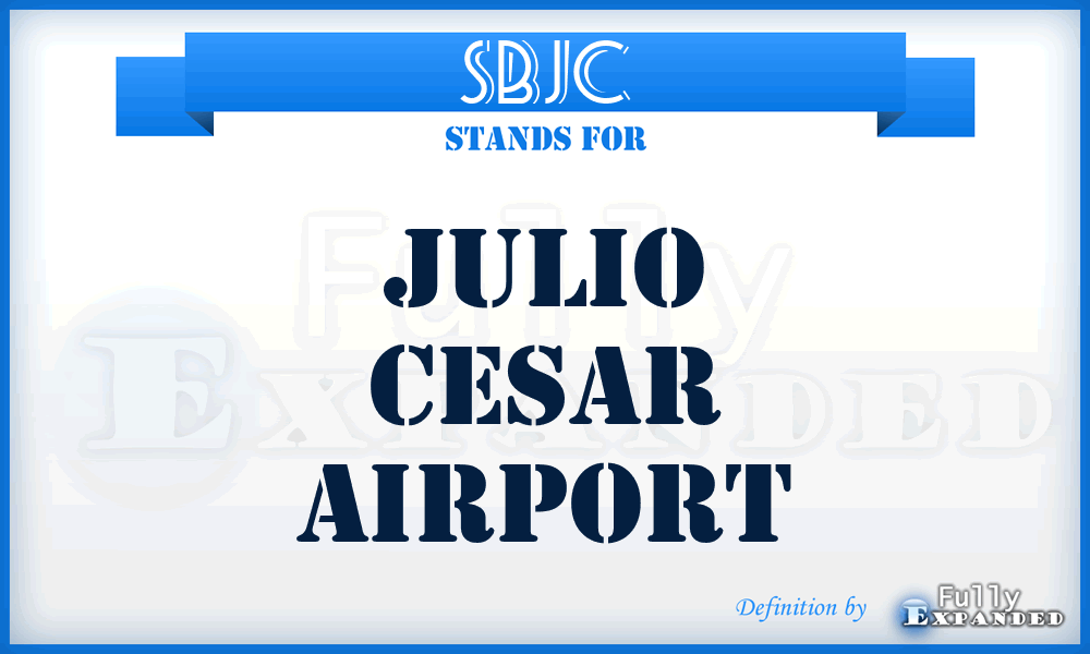 SBJC - Julio Cesar airport
