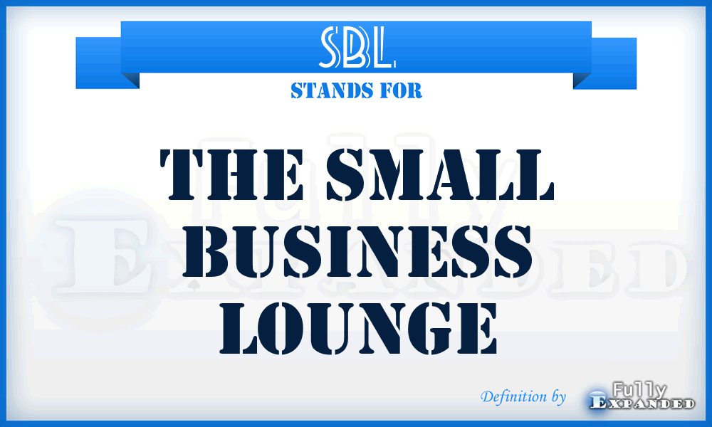 SBL - The Small Business Lounge