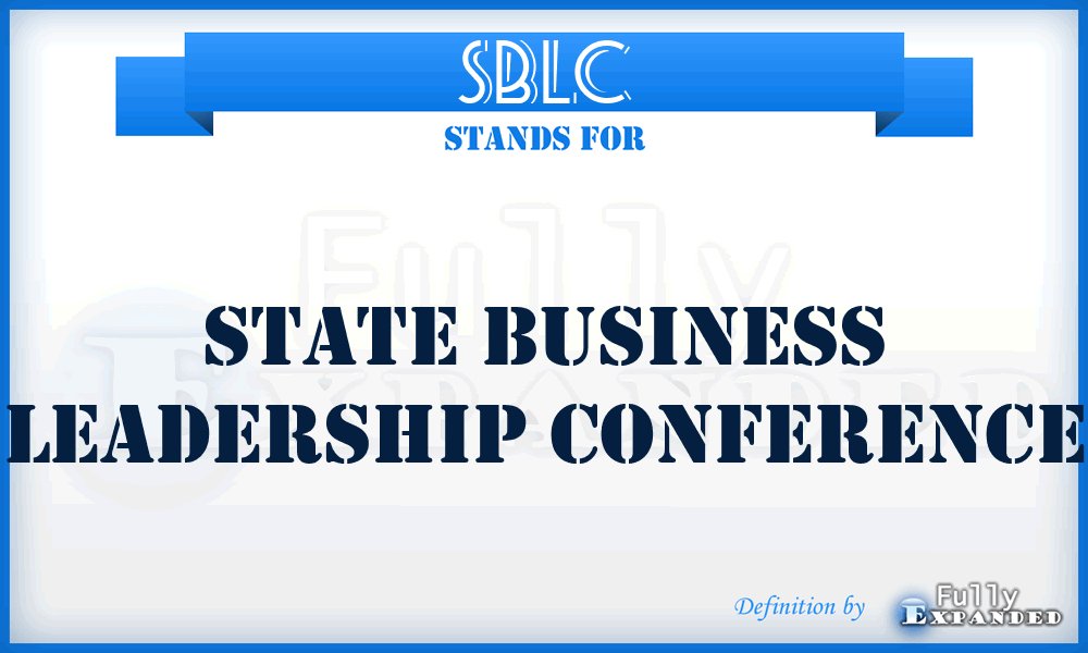 SBLC - State Business Leadership Conference