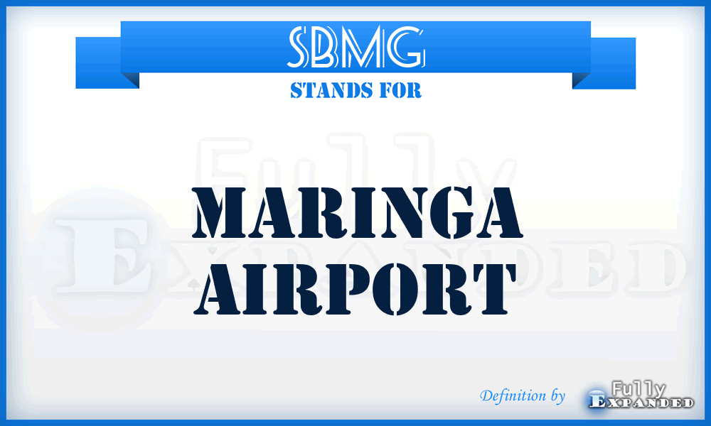 SBMG - Maringa airport