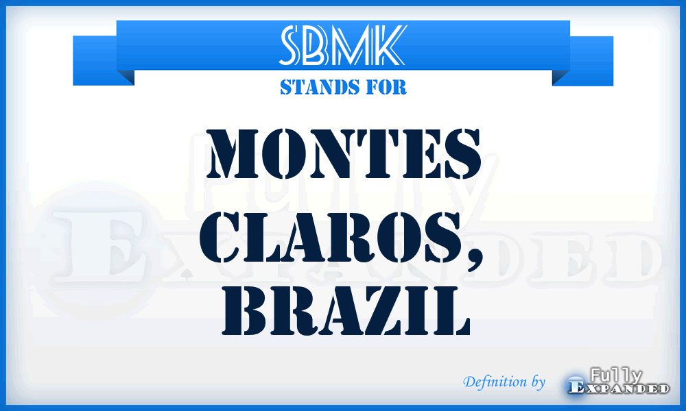 SBMK - Montes Claros, Brazil