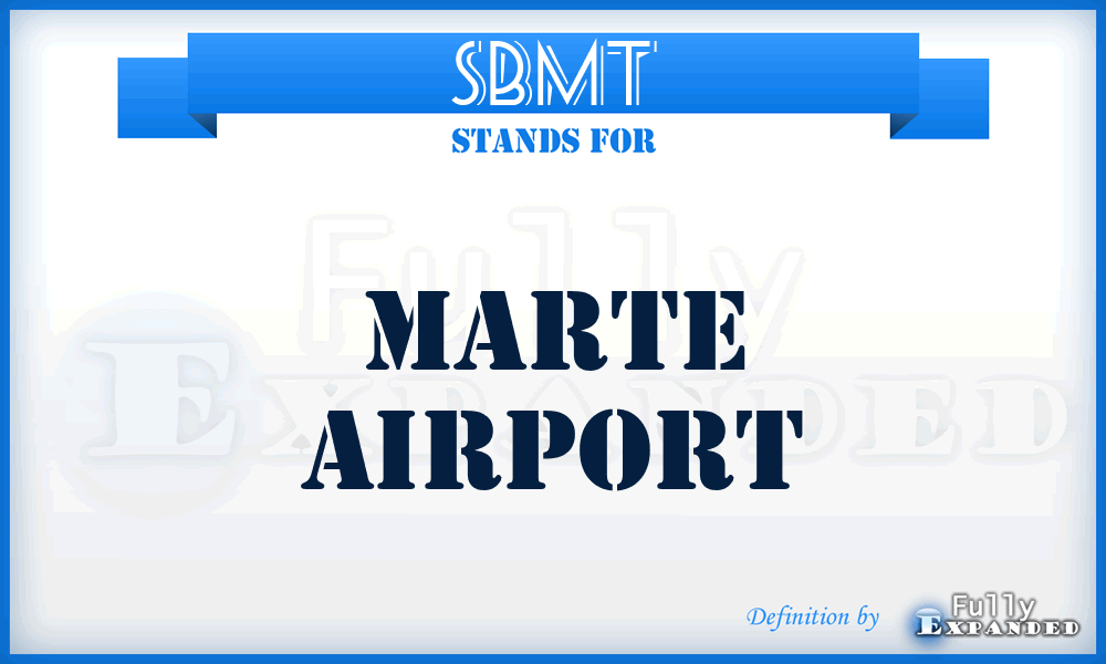 SBMT - Marte airport
