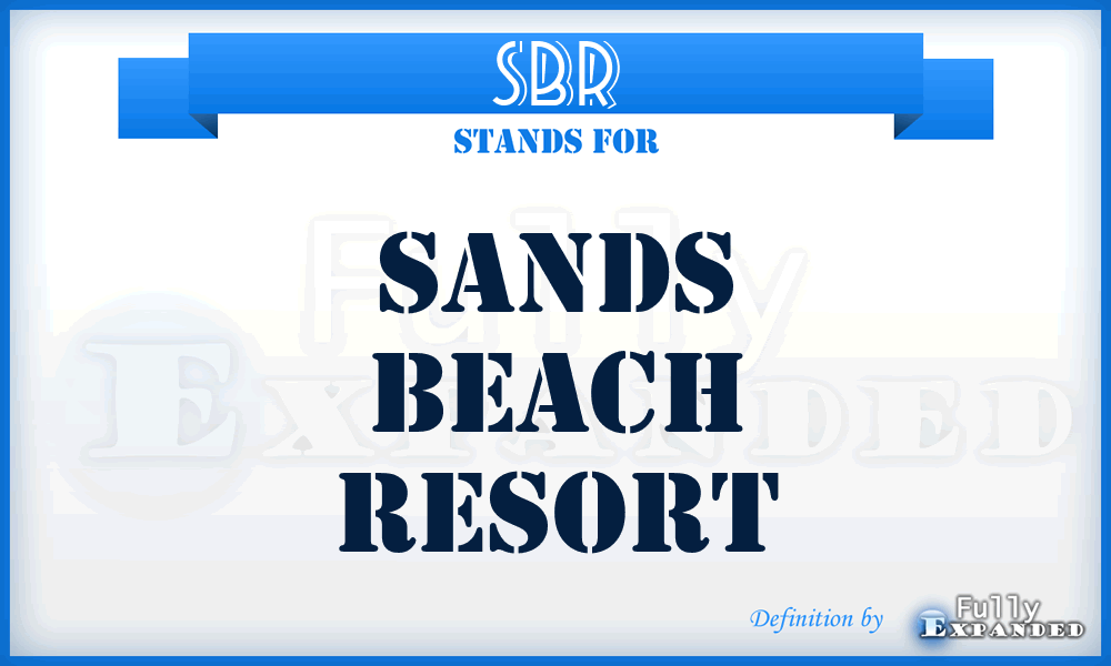 SBR - Sands Beach Resort