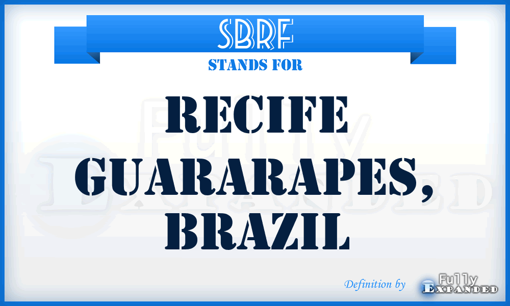 SBRF - Recife Guararapes, Brazil