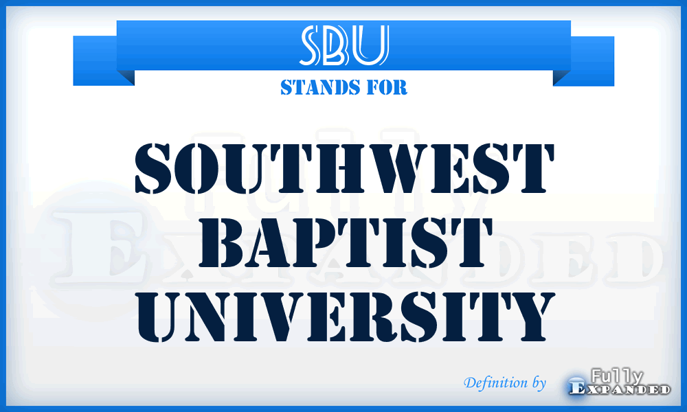 SBU - Southwest Baptist University