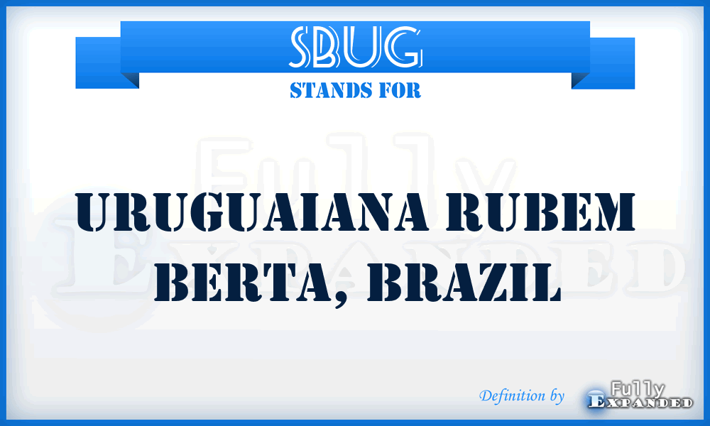 SBUG - Uruguaiana Rubem Berta, Brazil