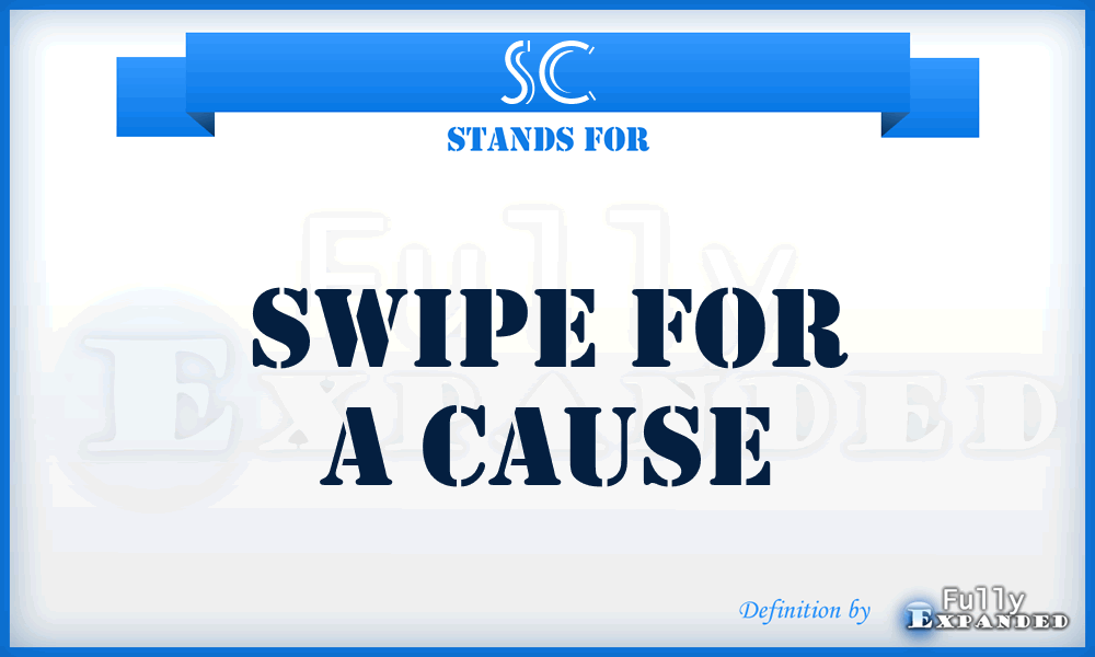 SC - Swipe for a Cause