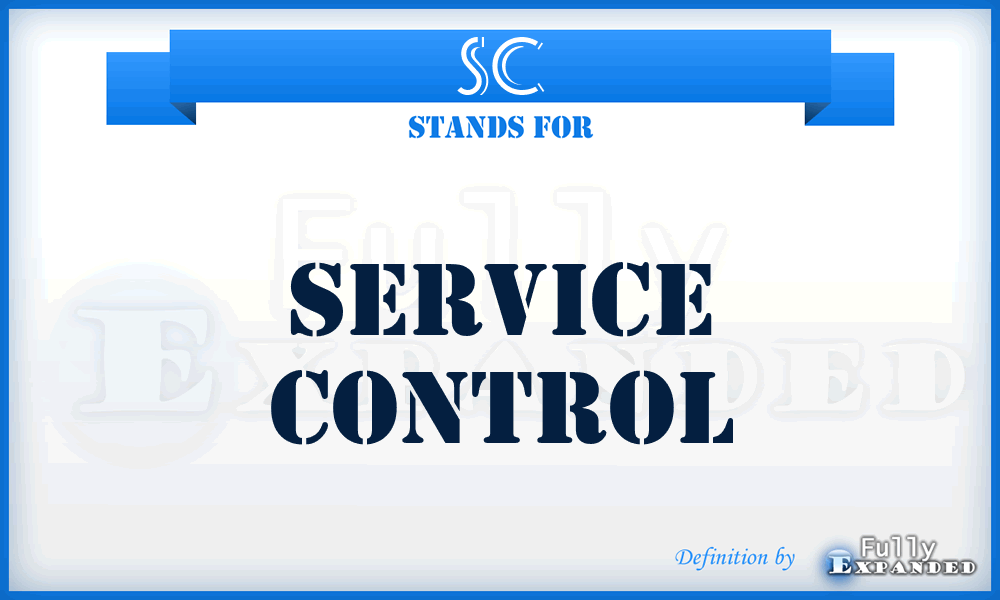 SC - Service Control