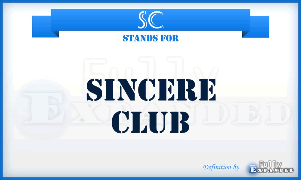 SC - Sincere Club