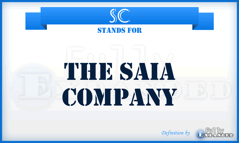 SC - The Saia Company