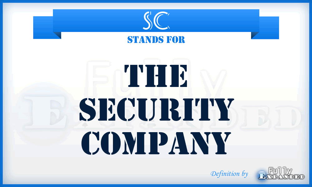 SC - The Security Company