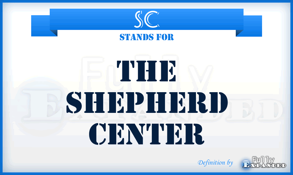 SC - The Shepherd Center