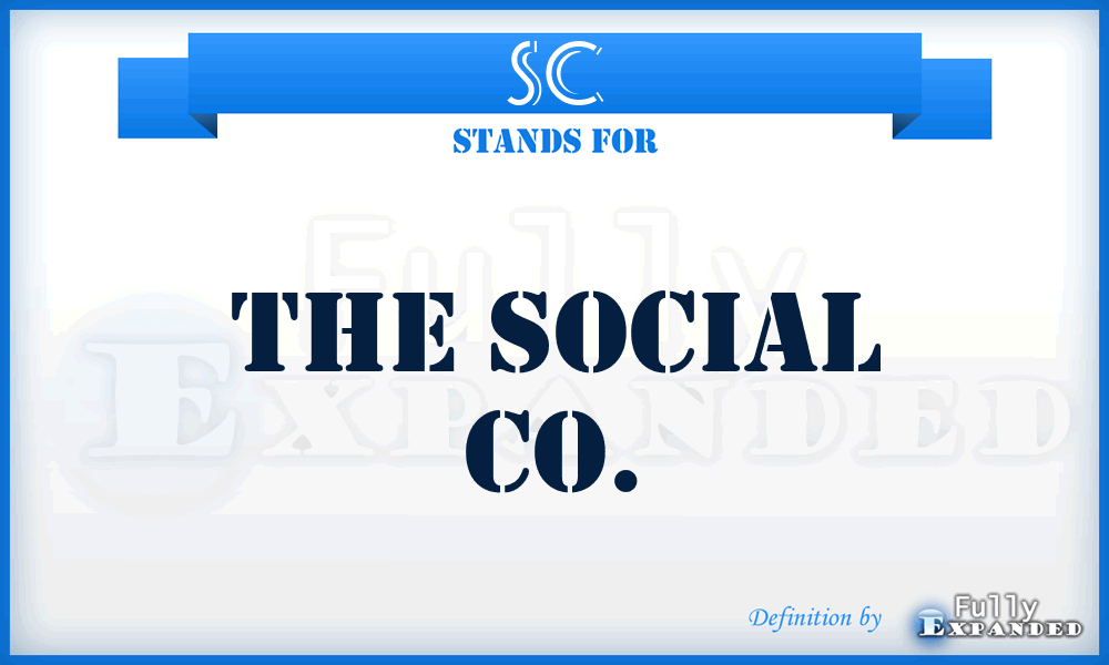 SC - The Social Co.