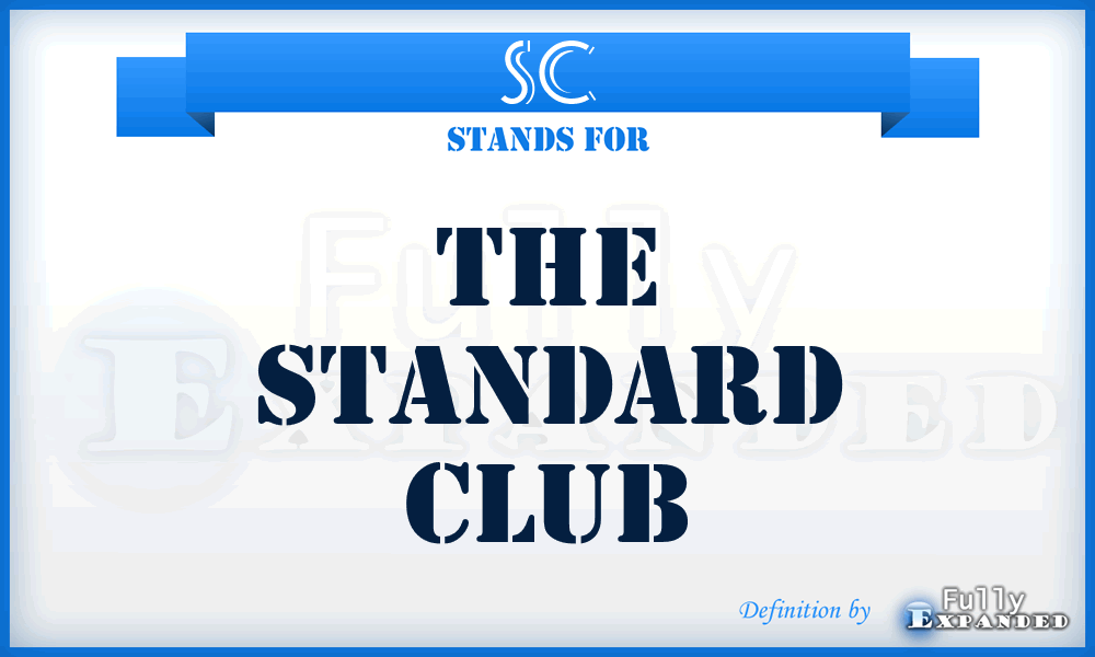 SC - The Standard Club