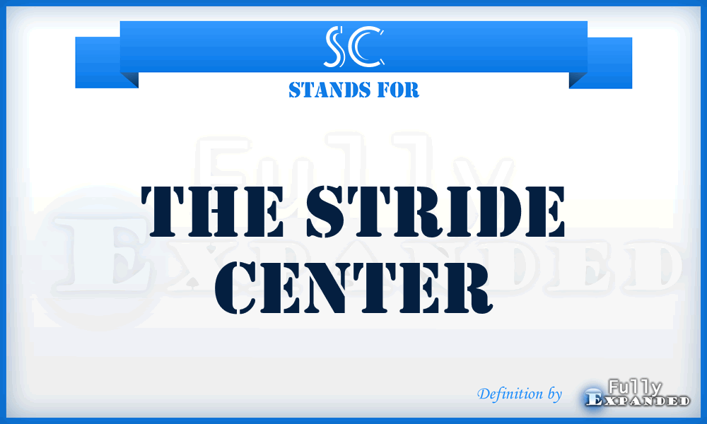 SC - The Stride Center