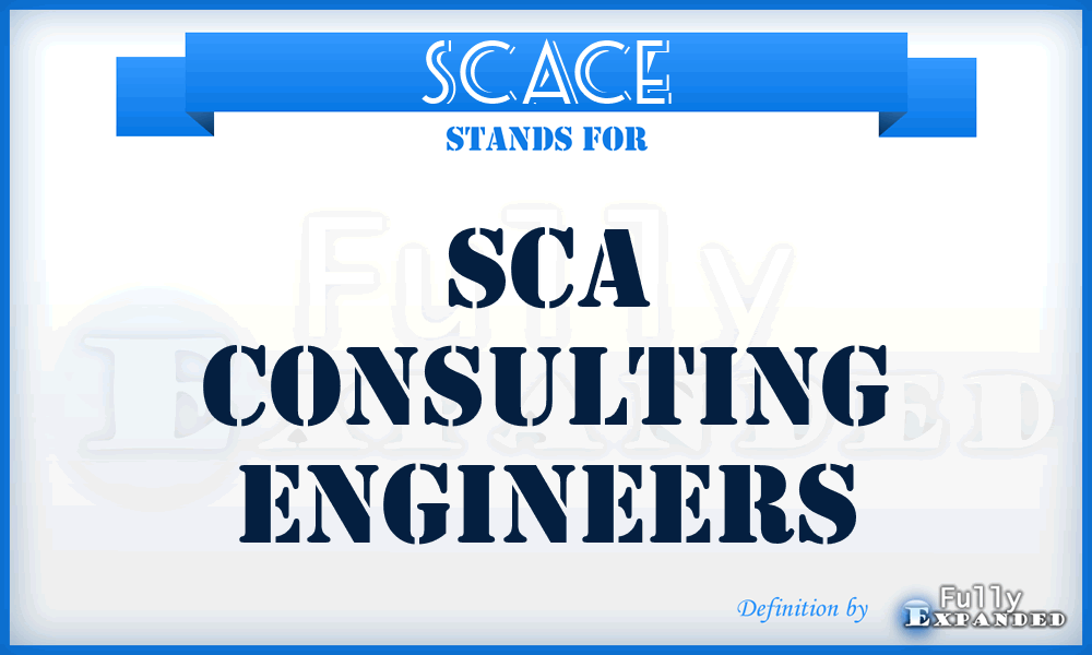 SCACE - SCA Consulting Engineers