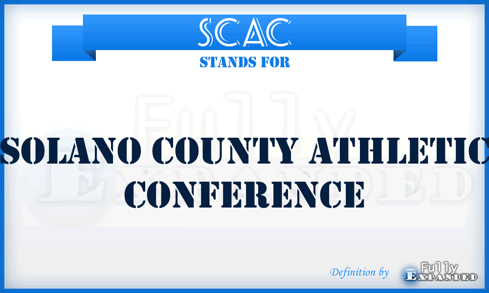 SCAC - Solano County Athletic Conference